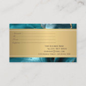 Eleganter New Luxury Emerald Green Glitzer Rabattkarte (Rückseite)