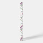 Eleganter Niedlich rosa Wildblume Bird Custom Case-Mate iPhone Hülle (Rückseite / Rechts)