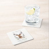 Eleganter Niedlicher Dusky-Hirsch, jeder Altersgru Rechteckiger Pappuntersetzer (Vor Ort)