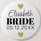 Eleganter Niedlicher Glitzer für moderne Skripte - Button (Vorderseite)