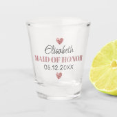 Eleganter Niedlicher Glitzer für moderne Skripte - Schnapsglas (Vorderseite)