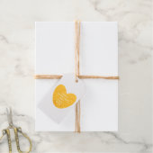 Eleganter, niedlicher Goldherz nach Valentinstag Geschenkanhänger (Mit Schnur)