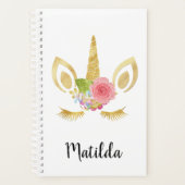 Eleganter, niedlicher, hübscher Glitzer Planer (Vorderseite)