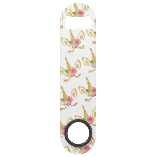 Eleganter, niedlicher, hübscher Glitzer Speed Flaschenöffner (Rückseite)