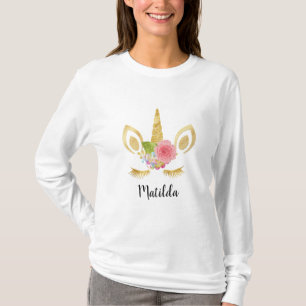 Eleganter, niedlicher, hübscher Glitzer T-Shirt