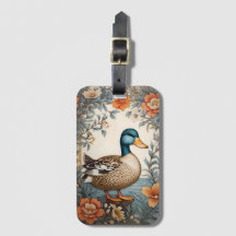 Eleganter Niedlicher Klumpen Vintag floraler Duck