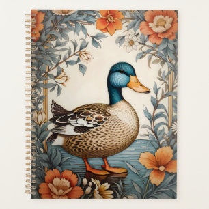 Eleganter Niedlicher Klumpen Vintag floraler Duck Planer