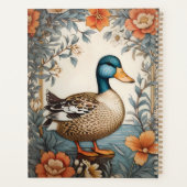 Eleganter Niedlicher Klumpen Vintag floraler Duck Planer (Rückseite)