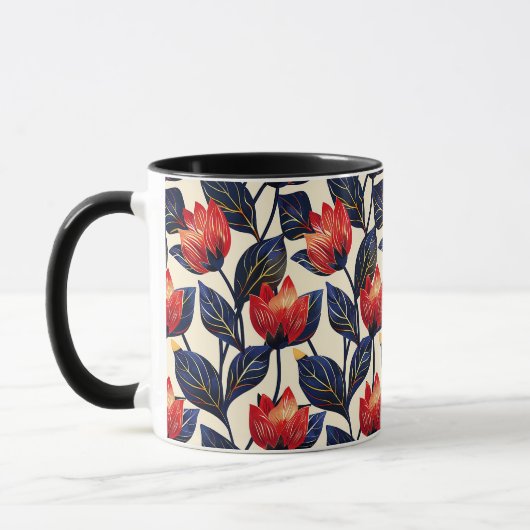Eleganter Niedlicher, raffinierter Chic Stilvoll f Tasse (Links)