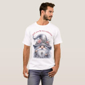 Eleganter niedlicher Valentinalgnome T - Shirt (Vorne ganz)