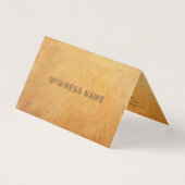 Eleganter Nostalgischer Altpapier-Look gestresster Visitenkarten (Vorderseite)
