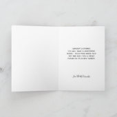 Eleganter Nurse Abschluss Rosa Glitzer Personalisi Karte (Innenseite)