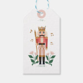 Eleganter Nutcracker Ballet Toy Soldat To & From Geschenkanhänger (Vorderseite)