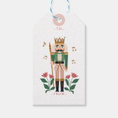 Eleganter Nutcracker Ballet Toy Soldat To & From Geschenkanhänger (Vorderseite)