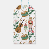 Eleganter Nutcracker Ballet Toy Soldat To & From Geschenkanhänger (Rückseite)