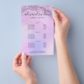 Eleganter Obre Glitzer Marmor Makeup Künstler Flyer (Handgriff)