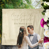 Eleganter Off-White Grunge Edge Hintergrund Wandteppich