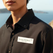 eleganter Olivenzweig Namensschild