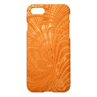 Eleganter orange abstrakter Kunst-Kasten iPhone 8/7 Hülle