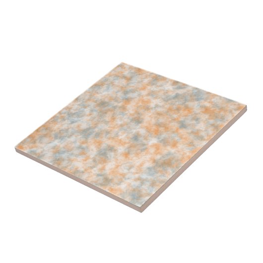 Eleganter orangefarbener Marmor Fliese (Seite)