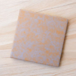 Eleganter Orangen- und Lila Wasserfarbenmarmor Fliese