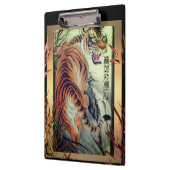 Eleganter orientalischer Tigerbambus, schwarzer Go Klemmbrett (Links)