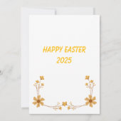 Eleganter Osterbrunch & Ei-Hunt Einladung (Rückseite)