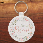 Eleganter Ostern Er ist gefangen Inspiration Schlüsselanhänger (Rückseite)