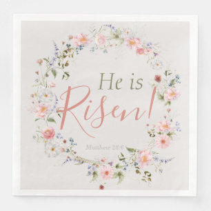 Eleganter Ostern Er ist gefangen Inspiration Serviette