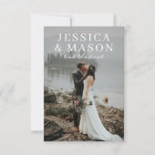 Eleganter Overlay Ankündigung Einladung (Vorderseite)