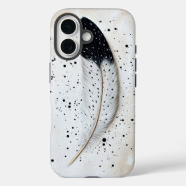 Eleganter Owl Feather Phone Case