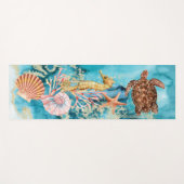 Eleganter Ozean Yogamatte (Vorderseite (Horizontal))