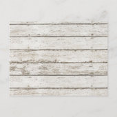 Eleganter Ozeanstrand Save the Date Ankündigungspostkarte (Rückseite)