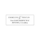 Eleganter Paarname Permastempel (Design)