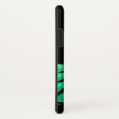 ELEGANTER PAKOCK IN GRÜN, JADE-MONOGRAMM Case-Mate iPhone HÜLLE (Hinten/Rechts)