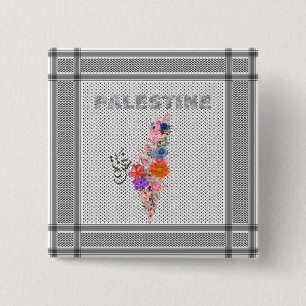 Eleganter Palästina-Button Palästina-Schal Pin The Button