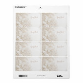 Eleganter Papercut Schmetterling mit Blumenrahmen (Vorne)