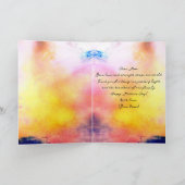 Eleganter Pastel Floral Muttertag Karte (Innenseite)