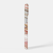 Eleganter Pastel Glitzer Pink Blue Gold Silver iPhone 15 Hülle (Rechte Seite)