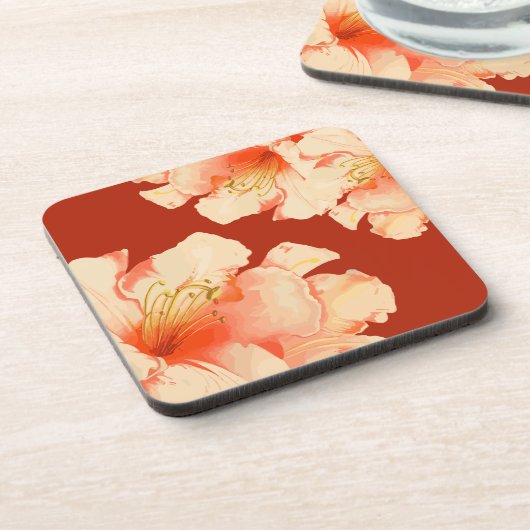 Eleganter, pastelfarbener Untersetzer aus Kunststo (Linke Seite)