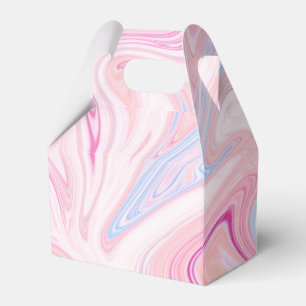 Eleganter, pastellfarbener, rosa orangefarbener Ma Geschenkschachtel