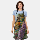 Eleganter pastellfarbener Wildblumengarten mit Sch Schürze (Getragen)