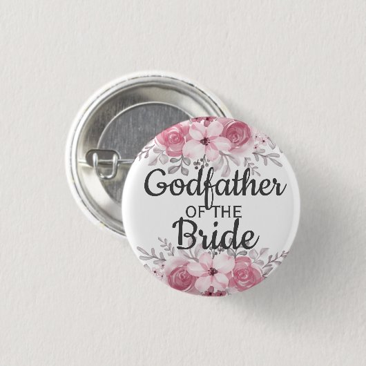 Eleganter Pate des Brautknopfes Button (Vorne & Hinten)