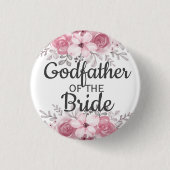 Eleganter Pate des Brautknopfes Button (Vorderseite)