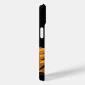 ELEGANTER PEACOCK IN GELB, RUBY MONOGRAM Case-Mate iPhone HÜLLE (Rückseite / Rechts)