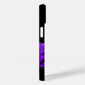 ELEGANTER PEACOCK IN LILA, AMETHYST MONOGRAMM Case-Mate iPhone HÜLLE (Rückseite / Rechts)