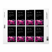 ELEGANTER PEACOCK IN PINK, FUCHSIA UND SCHWARZ (Vorne)
