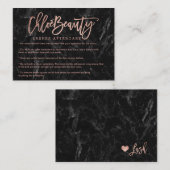 Eleganter Peitschen Visitenkarte (Vorne/Hinten)