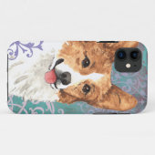 Eleganter Pembroke-WaliserCorgi Case-Mate iPhone Hülle (Rückseite (Horizontal))