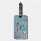 Eleganter Pembroke-WaliserCorgi Gepäckanhänger (Rückseite vertikal)